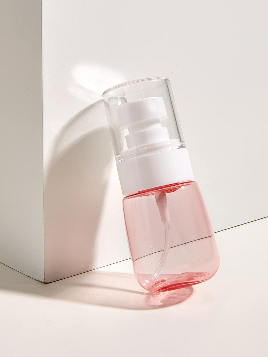 Clear Pink Spray Bottle