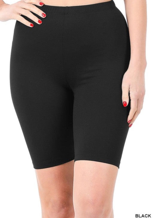 Microfiber Biker Shorts