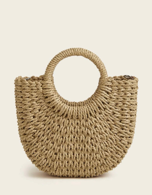 Bring Me To Vacation Straw Bag