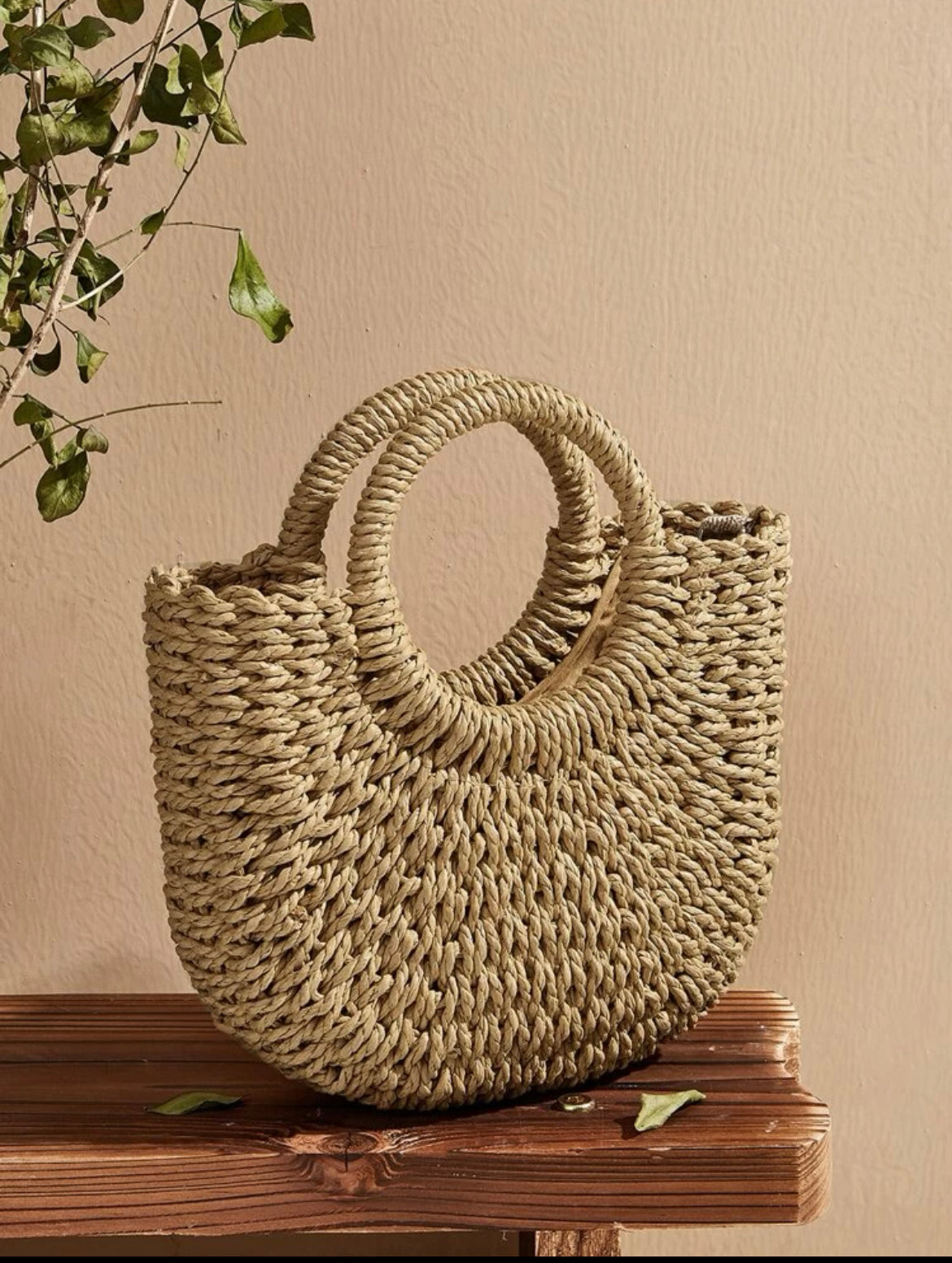 Bring Me To Vacation Straw Bag